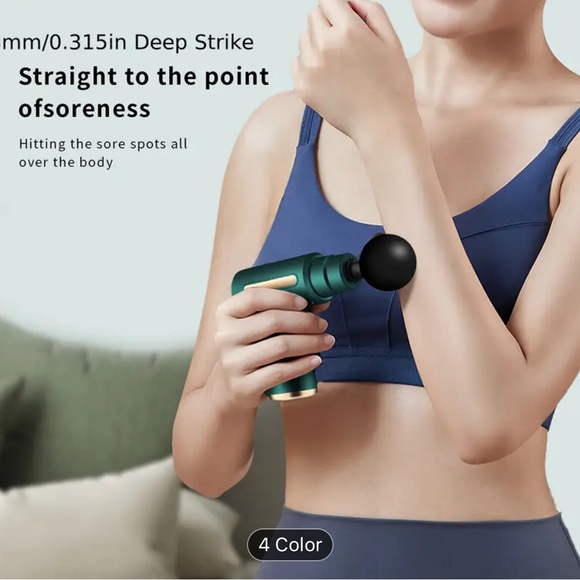 Fascia Gun Muscle Massage Gun, Deep Tissue Muscle Handheld Percussion Massager - Picture 9 of 13